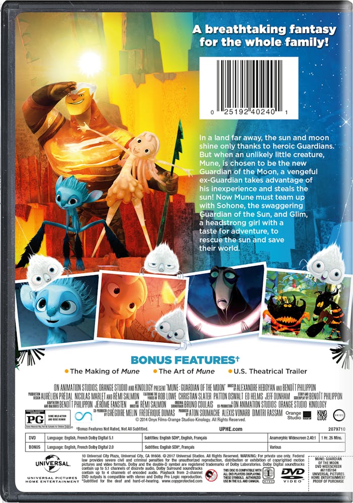 Mune: The Guardian of the Moon [DVD]