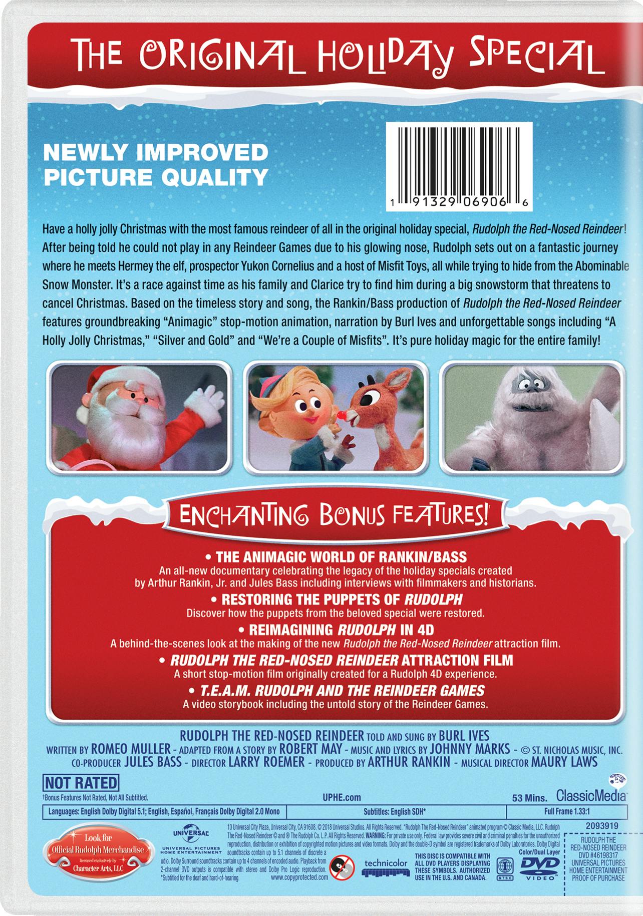 Buy Rudolph the Red nosed Reindeer Deluxe Edition DVD GRUV