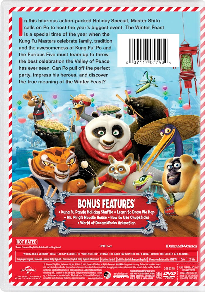 Kung Fu Panda Holiday (DVD Holiday Edition) [DVD]