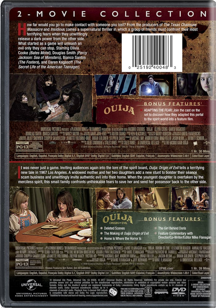 Ouija & Ouija: Origin of Evil (DVD Double Feature) [DVD]