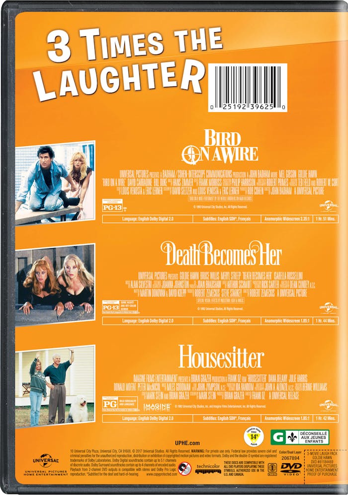 Bird On a Wire/Death Becomes Her/Housesitter (DVD Set) [DVD]