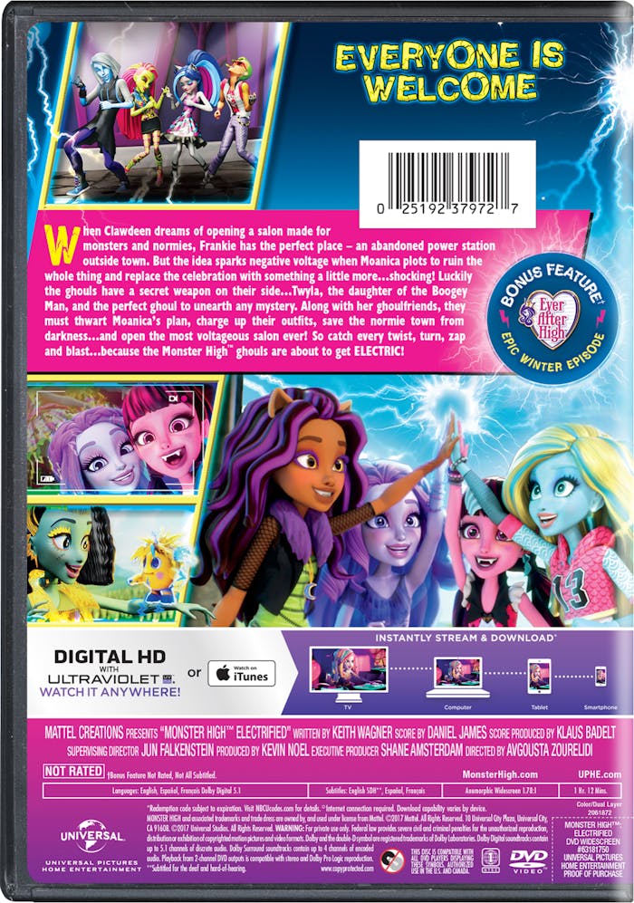 Monster High: Electrified (DVD + Digital HD) [DVD]
