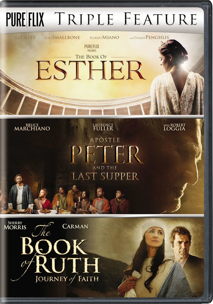 The Book of Esther/Apostle Peter and the Last Supper/The Book (DVD Triple Feature) [DVD]