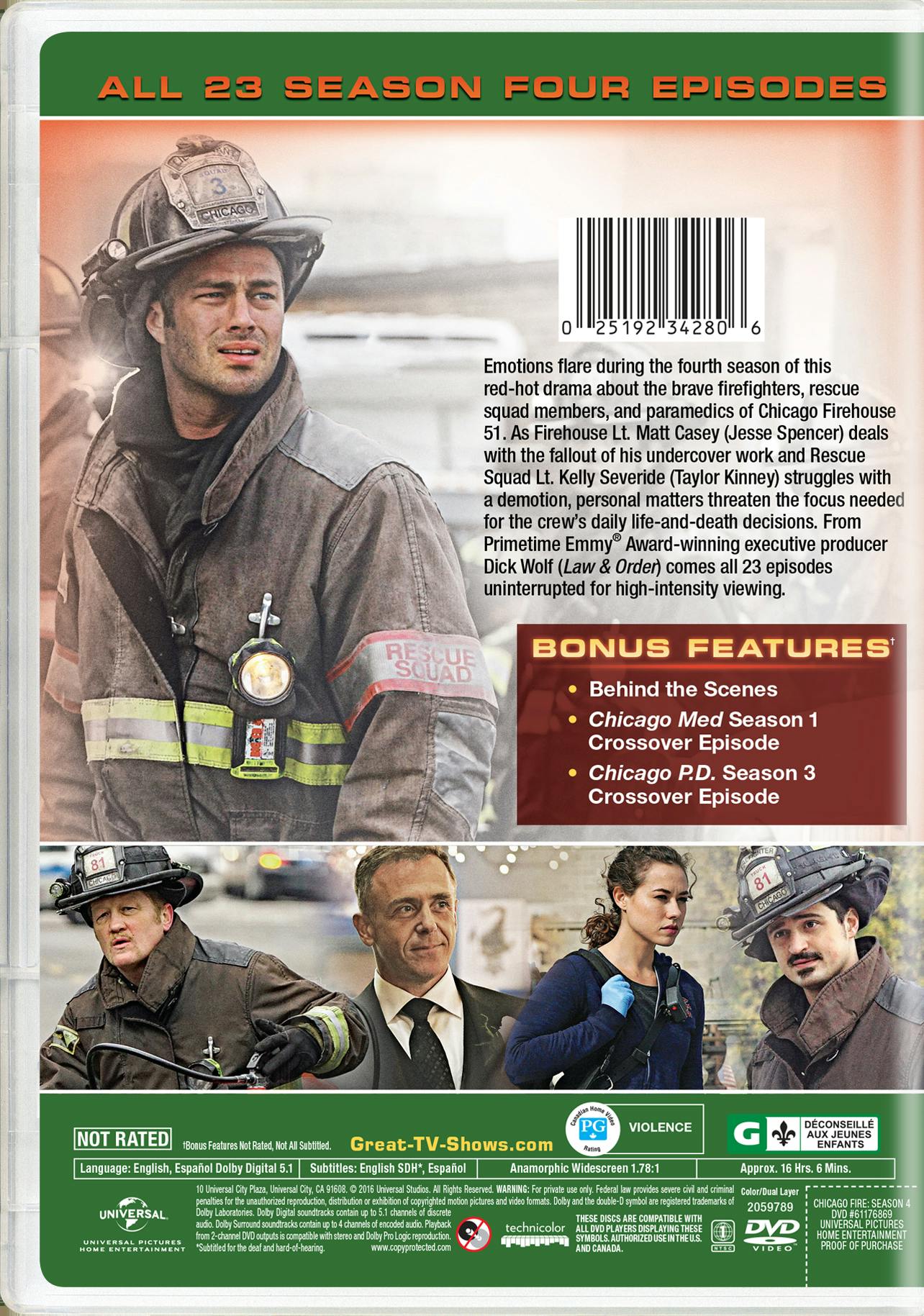 Buy Chicago Fire: Season Four DVD | GRUV