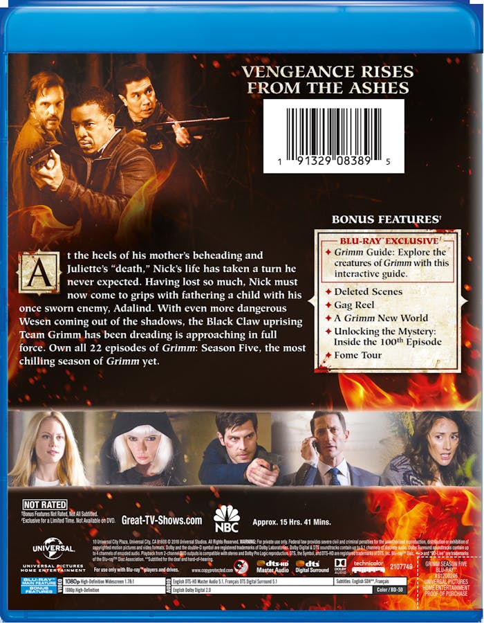Grimm: Season 5 [Blu-ray]