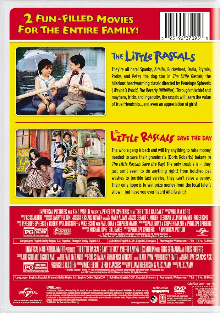 The Little Rascals/The Little Rascals Save the Day (DVD Double Feature) [DVD]