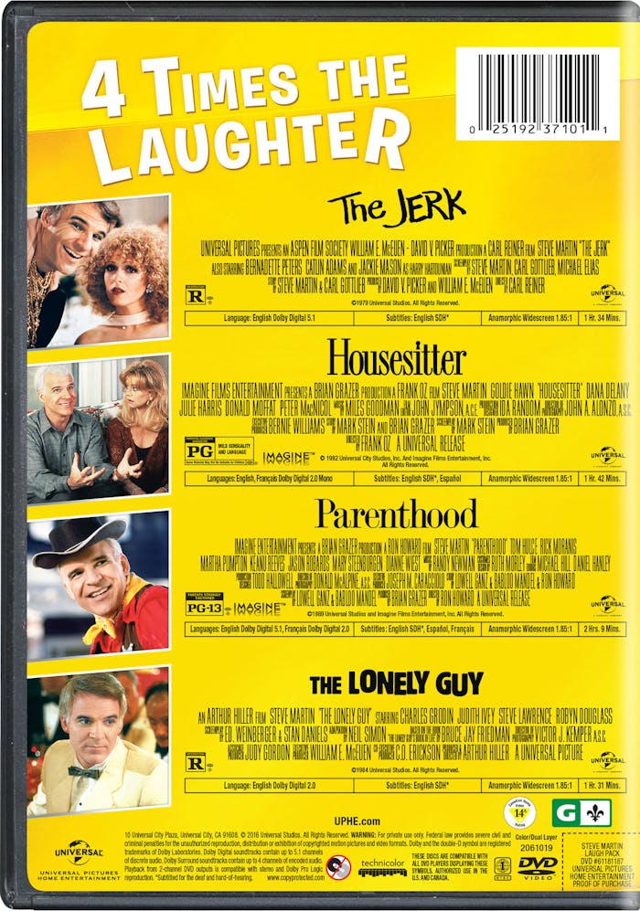The Jerk/Housesitter/Parenthood/The Lonely Guy [DVD]