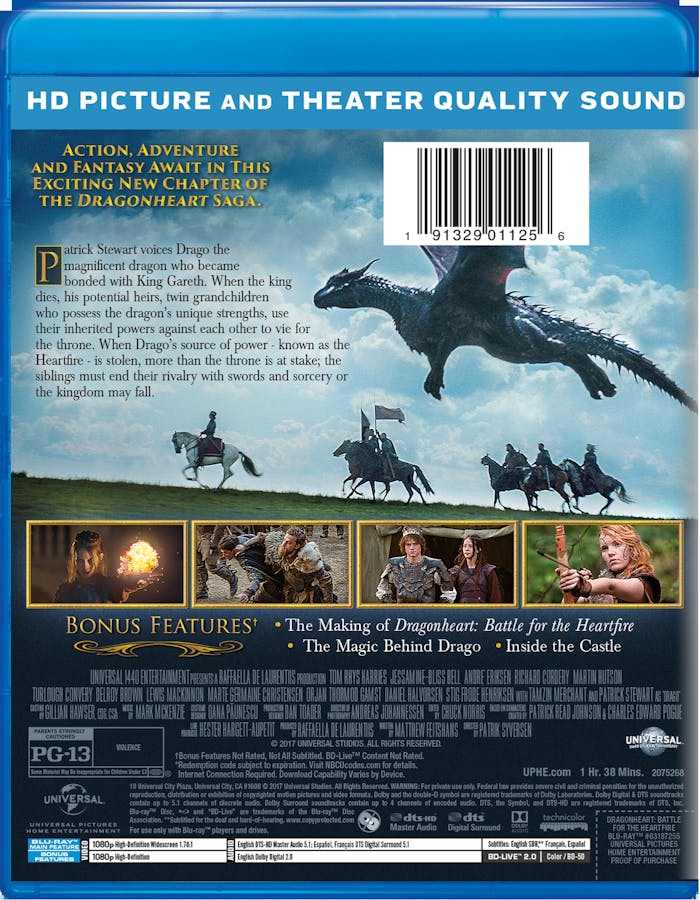Dragonheart - Battle for the Heartfire [Blu-ray]