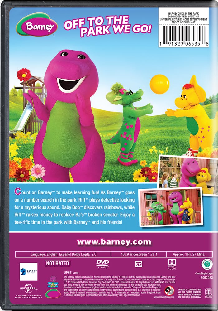 Barney: Dinos in the Park [DVD]