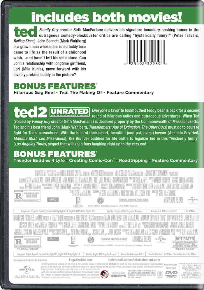 Ted/Ted 2 [DVD]