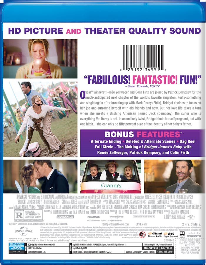 Bridget Jones's Baby (with DVD) [Blu-ray]