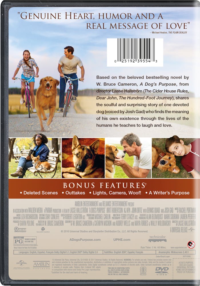A Dog's Purpose [DVD]
