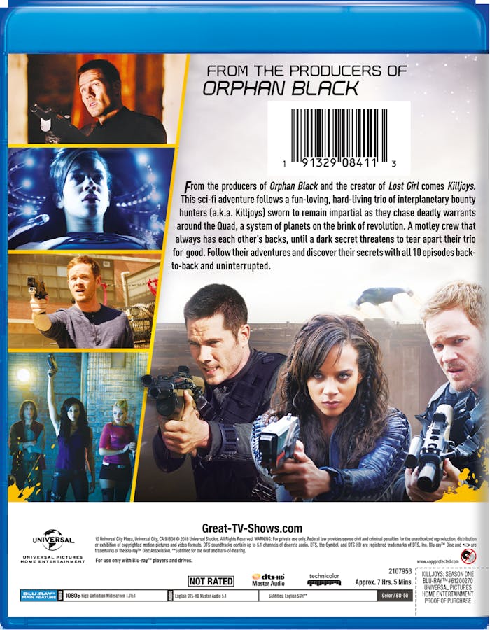 Killjoys: Season One (Blu-ray New Box Art) [Blu-ray]