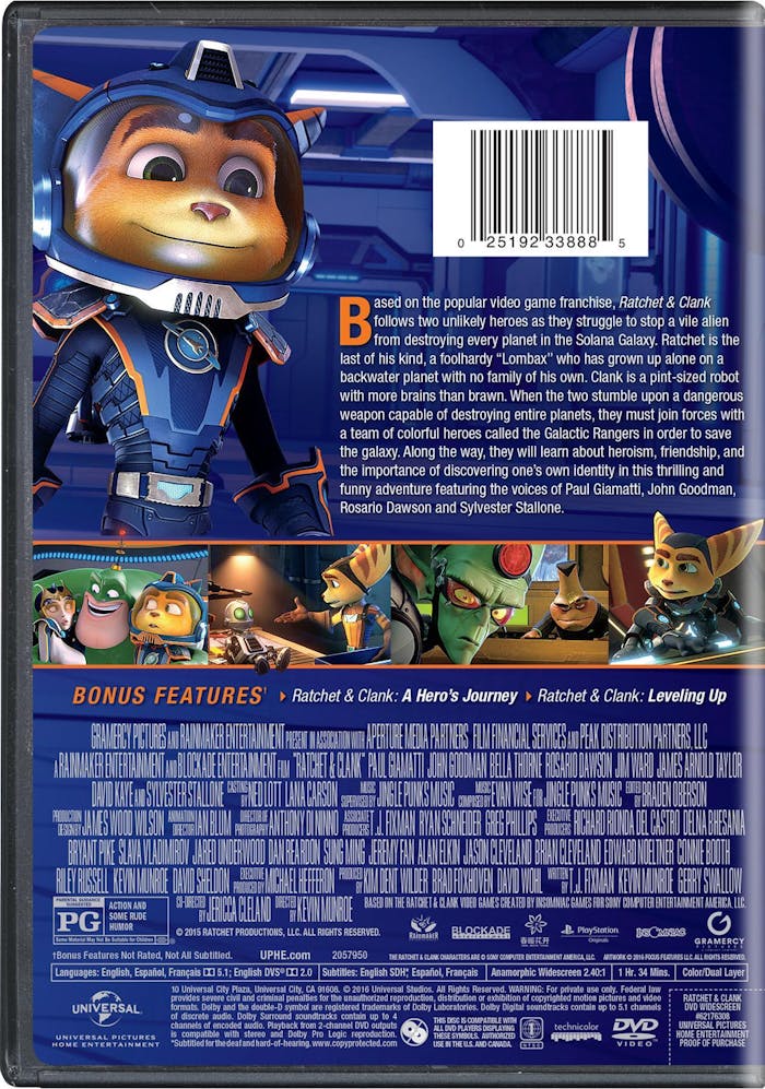 Ratchet and Clank [DVD]
