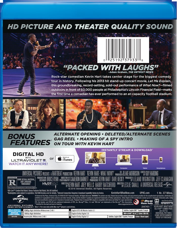 Kevin Hart - What Now? (DVD) [Blu-ray]