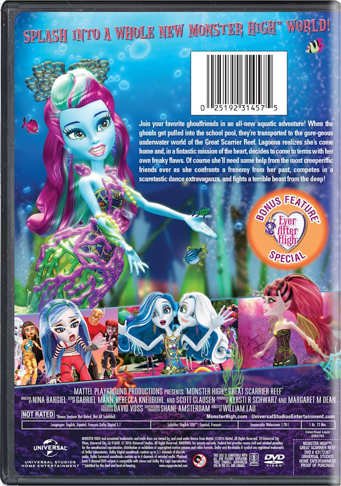 Monster High: Great Scarrier Reef [DVD]