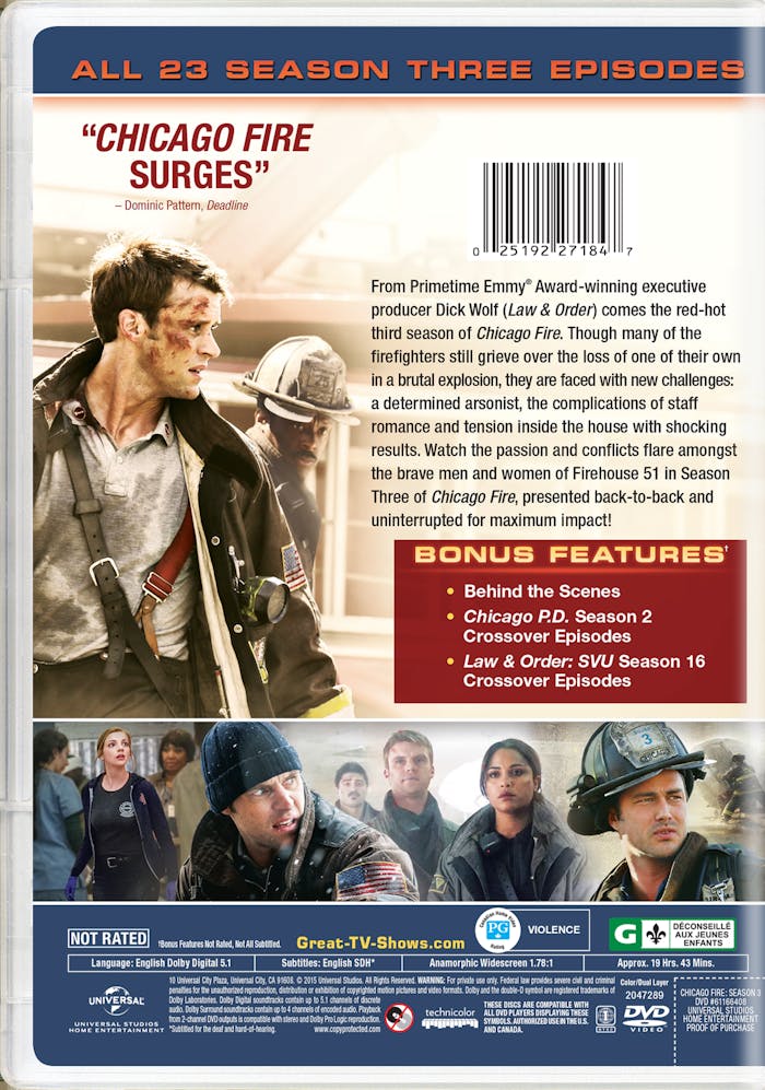 Chicago Fire: Season Three [DVD]