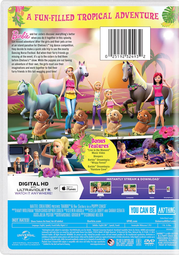 Barbie and Her Sisters in a Puppy Chase (DVD + Digital HD) [DVD]