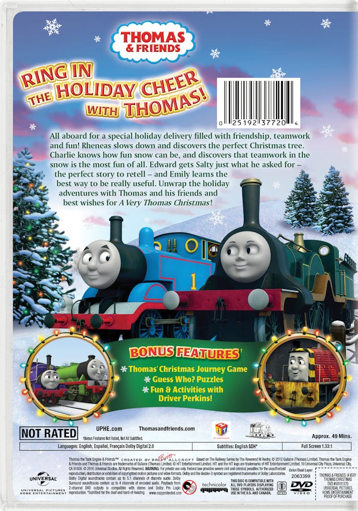 Thomas & Friends: A Very Thomas Christmas (2016) [DVD]