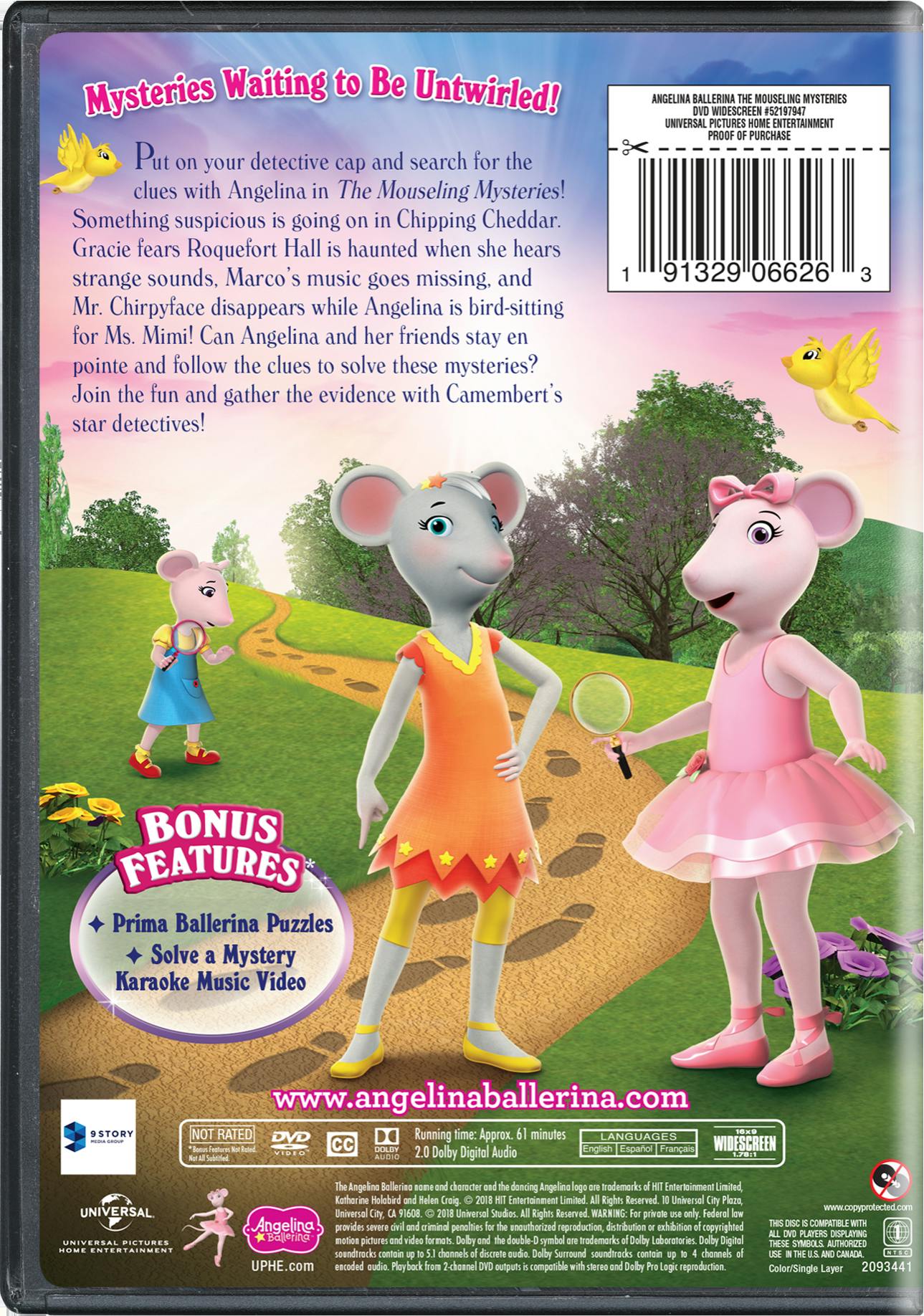 Buy Angelina Ballerina: Mouseling Mysteries DVD | GRUV