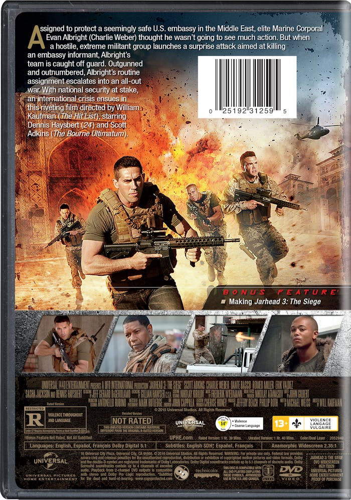 Jarhead 3 - The Siege [DVD]
