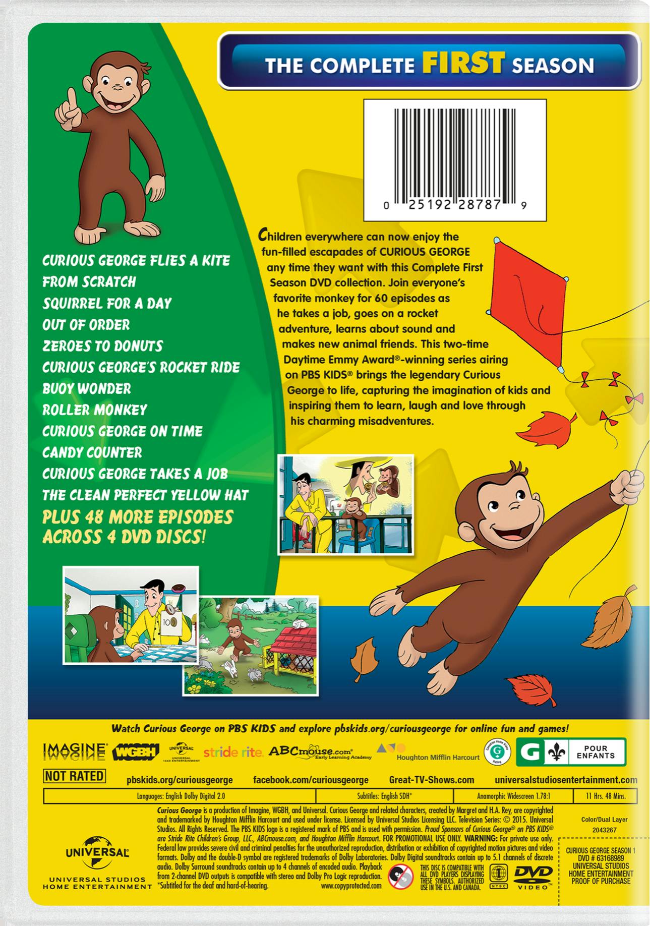 Buy Curious George: The Complete First Season DVD | GRUV