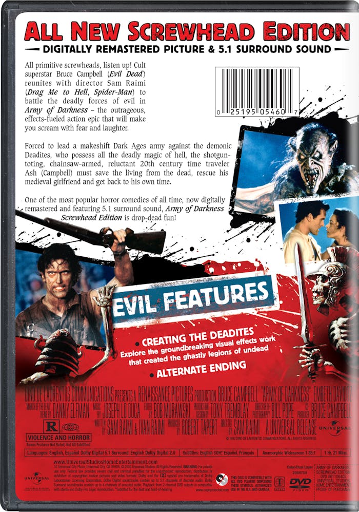 Army of Darkness - The Evil Dead 3 (DVD Special Edition) [DVD]