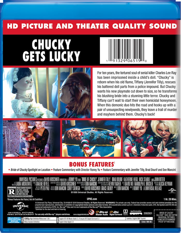 Bride of Chucky (Blu-ray New Box Art) [Blu-ray]