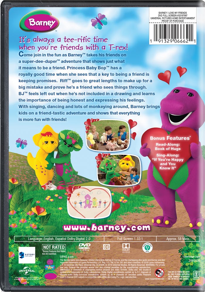 Barney: I Love My Friends [DVD]
