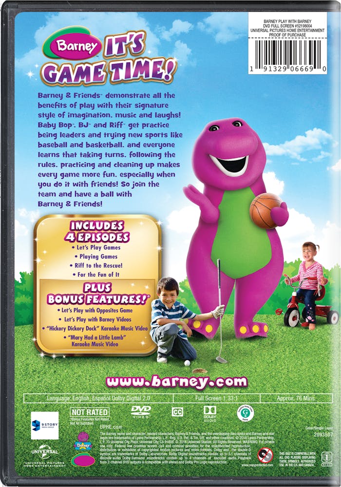 Barney: Play With Barney [DVD]