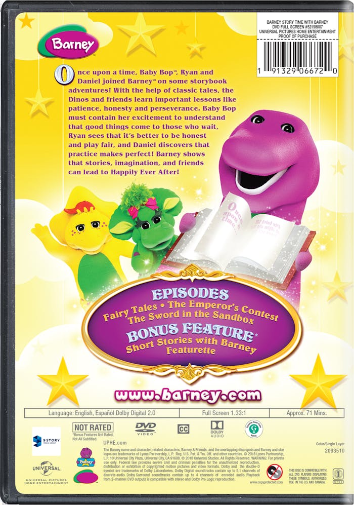 Barney: Story Time With Barney [DVD]