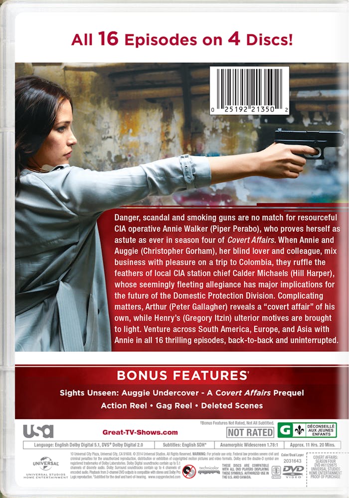 Covert Affairs: Season 4 [DVD]