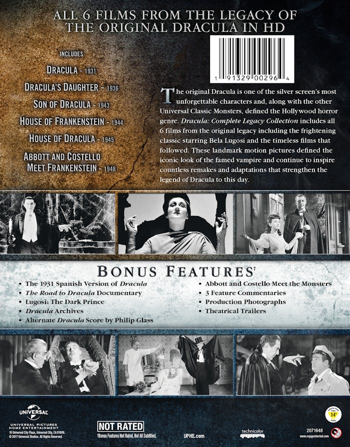 Dracula: Complete Legacy Collection [Blu-ray]