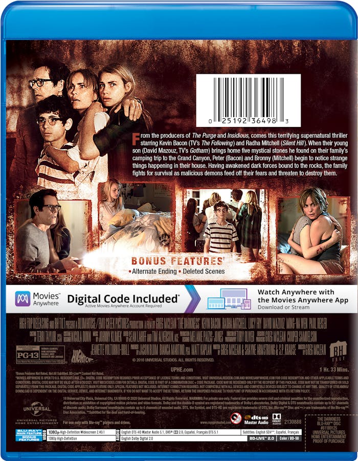 The Darkness (Blu-ray + Digital HD) [Blu-ray]