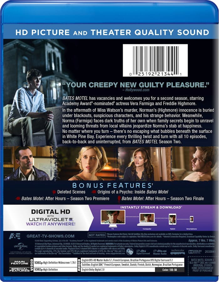 Bates Motel: Season Two (Digital) [Blu-ray]