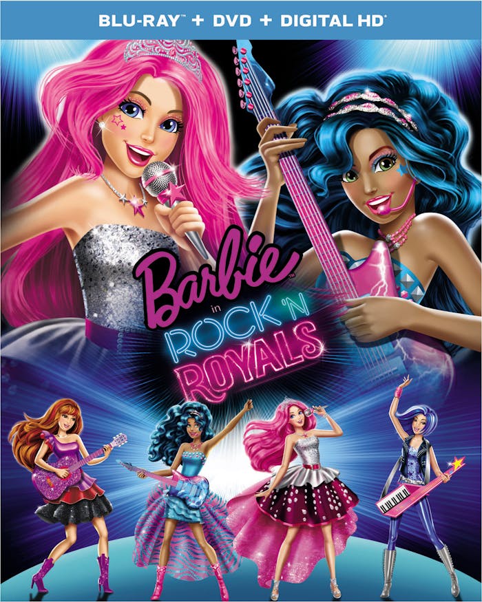 Barbie in Rock 'N' Royals (DVD + Digital) [Blu-ray]