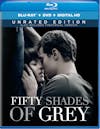 Fifty Shades of Grey (Unrated Edition DVD + Digital) [Blu-ray] - Front