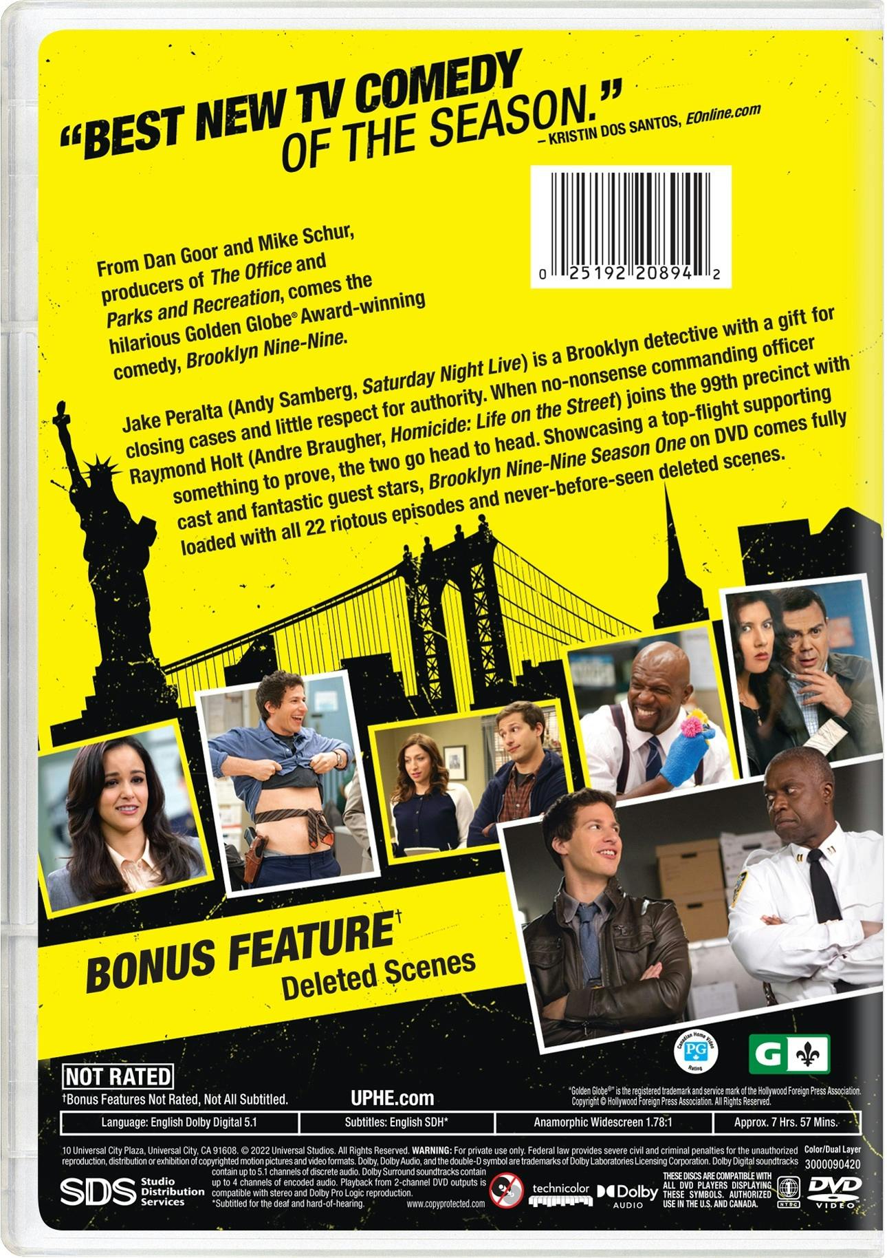 Buy Brooklyn Nine Nine Season One DVD GRUV