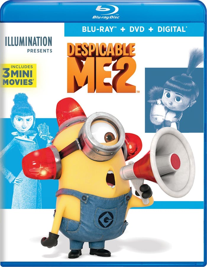 Despicable Me 2 (DVD + Digital) [Blu-ray]