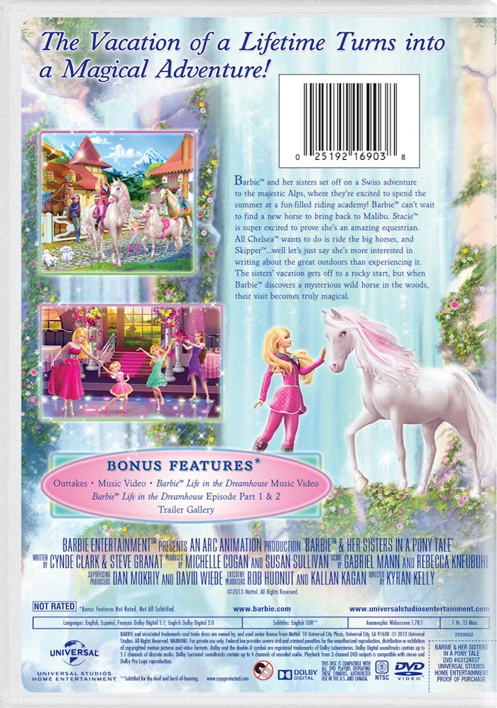 Barbie and Her Sisters in a Pony Tale [DVD]