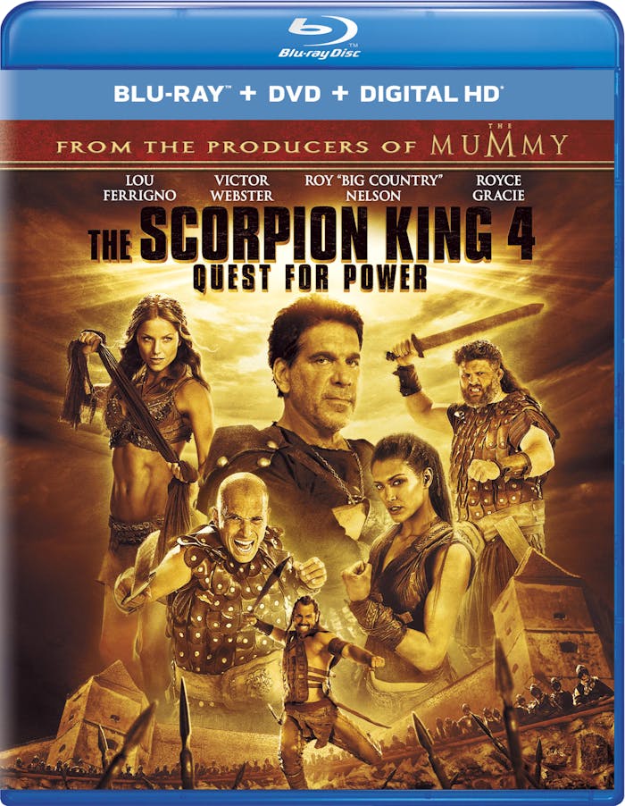 The Scorpion King 4: Quest for Power (DVD + Digital) [Blu-ray]