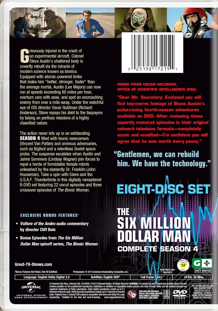 The Six Million Dollar Man: Season 4 [DVD]