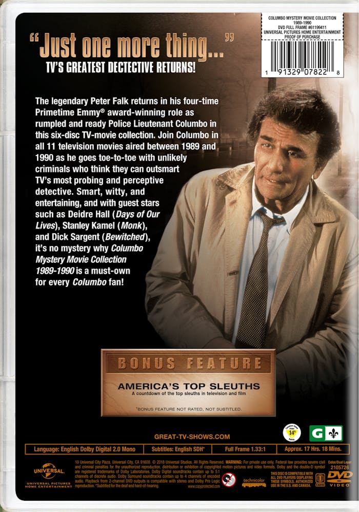 Columbo: Mystery Movie Collection 1989-1990 [DVD]
