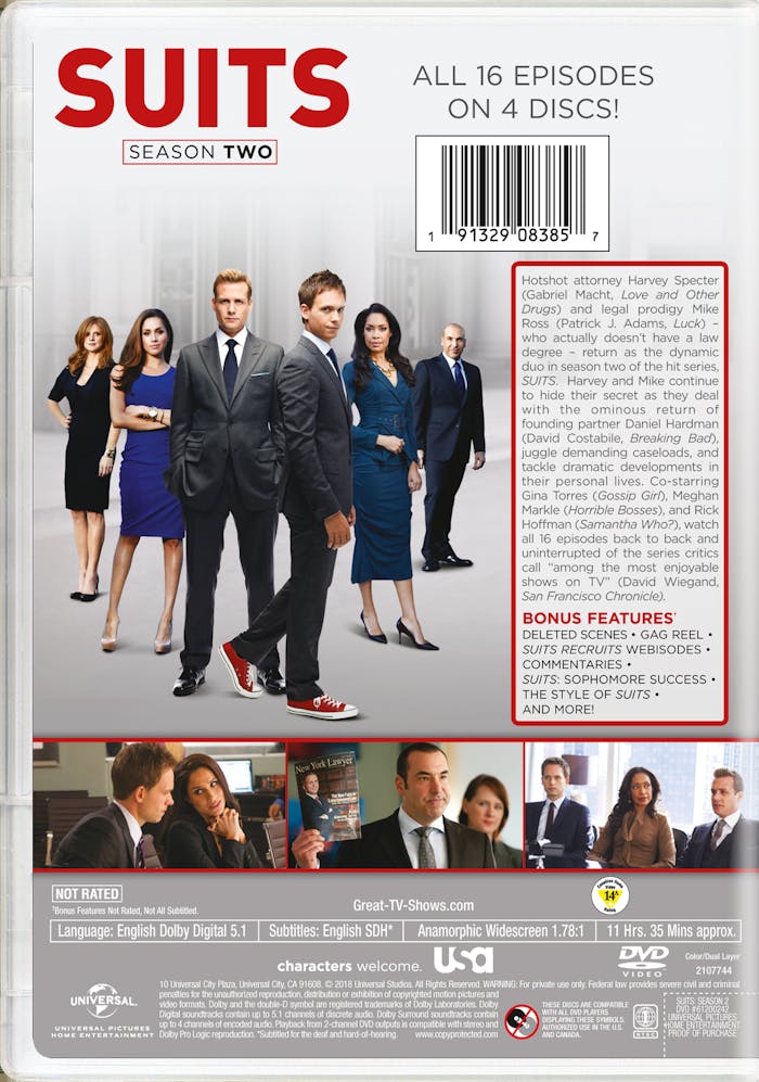 Suits: Season Two [DVD]
