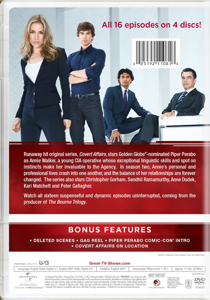 Covert Affairs: Season 2 [DVD]