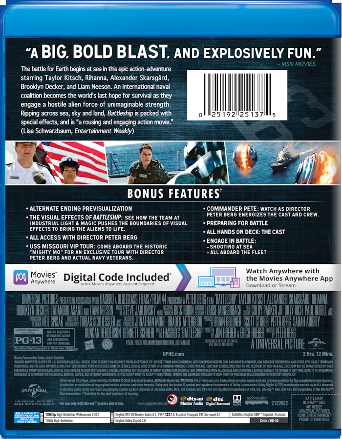 Battleship (Digital) [Blu-ray]