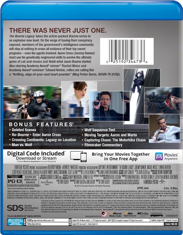 The Bourne Legacy (Blu-ray New Box Art) [Blu-ray]