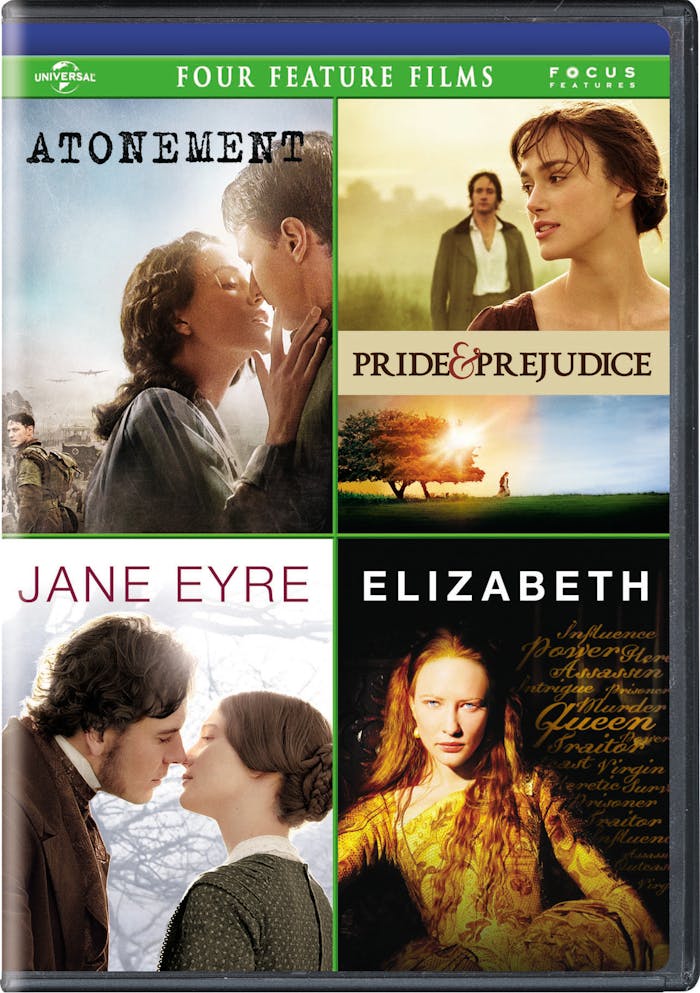 Atonement/Pride & Prejudice/Jane Eyre/Elizabeth (Box Set) [DVD]