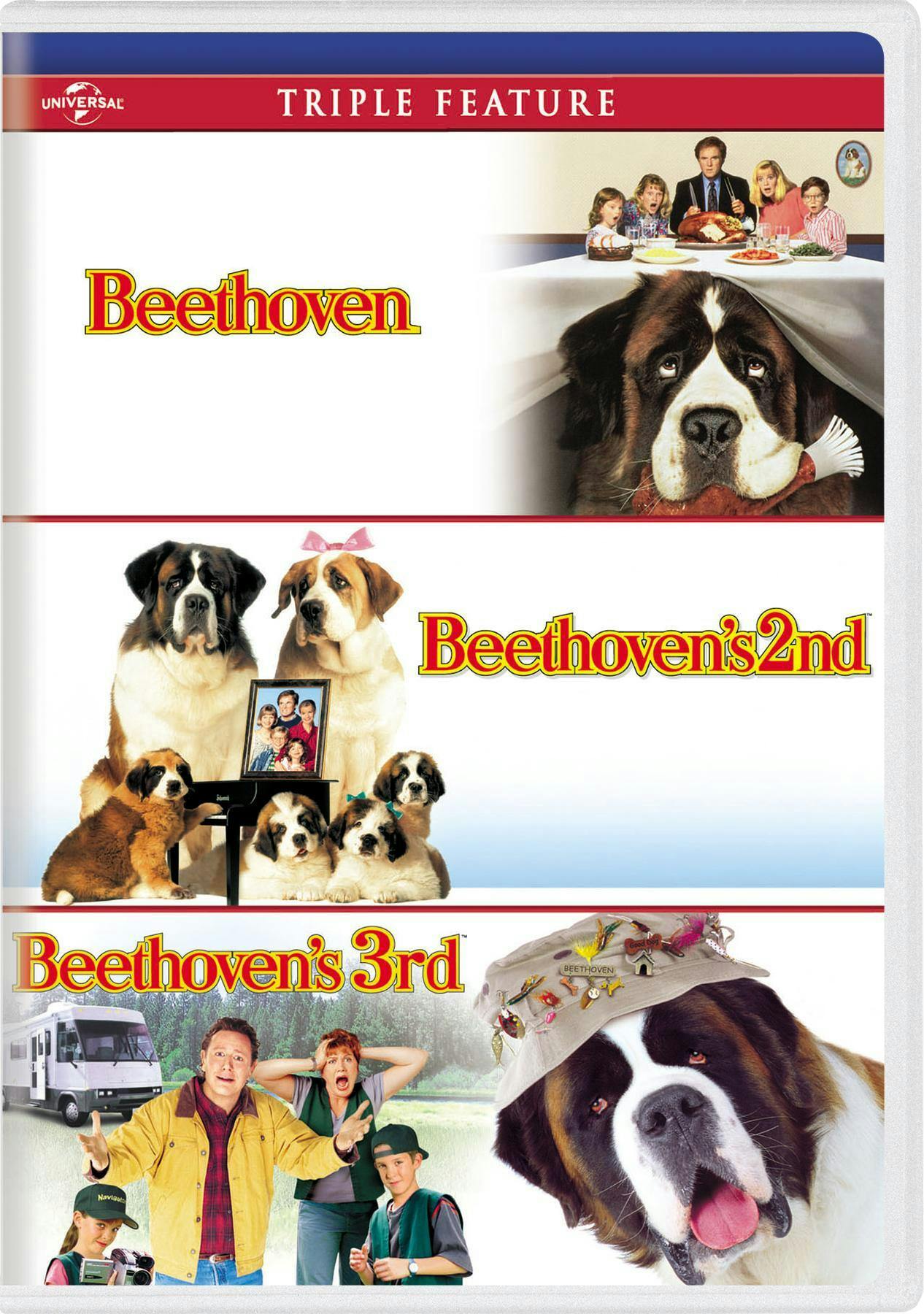 Beethoven/Beethoven's 2nd/Beethoven's 3rd (DVD Triple Feature) - DVD - Comedy Movies on DVD - Movies on GRUV