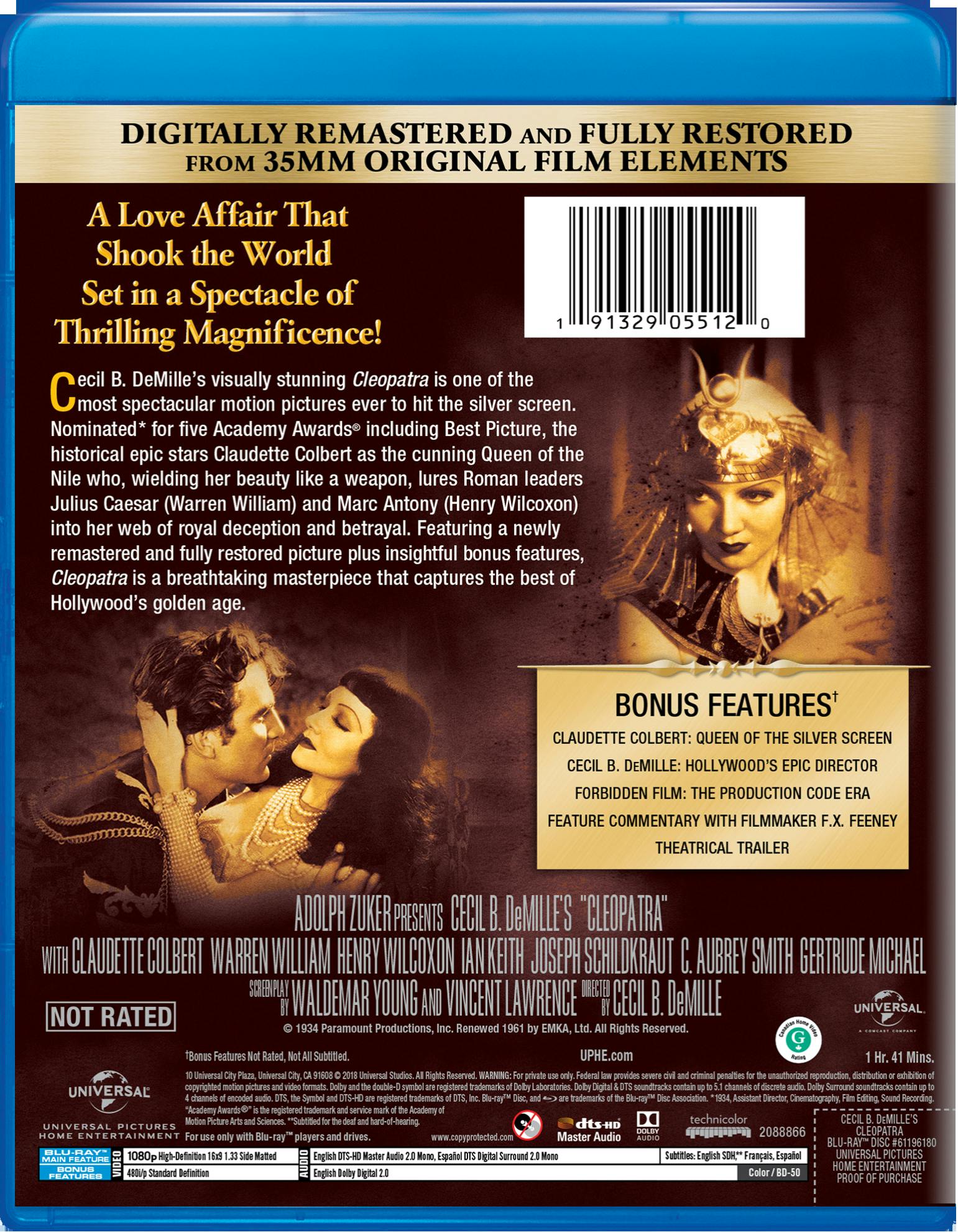 Buy Cleopatra Blu-ray | GRUV